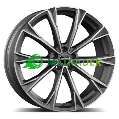 GMP Italia Totale R22 W10.5 PCD5x112 ET43 DIA66.6 Matt Anthracite Diamond
