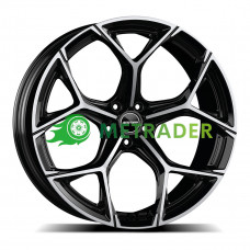 GMP Italia Ultrivity R18 W8 PCD5x112 ET30 DIA66.5 Black Diamond