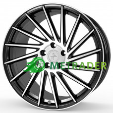 Keskin KT17 R18 W8 PCD5x112 ET45 DIA72.6 Black Front Polished
