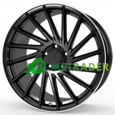 Keskin KT17 R18 W8 PCD5x112 ET45 DIA72.6 Black Lip Polish
