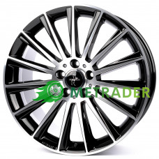 Keskin KT18 R17 W7 PCD5x120 ET35 DIA72.6 Black Front Polished