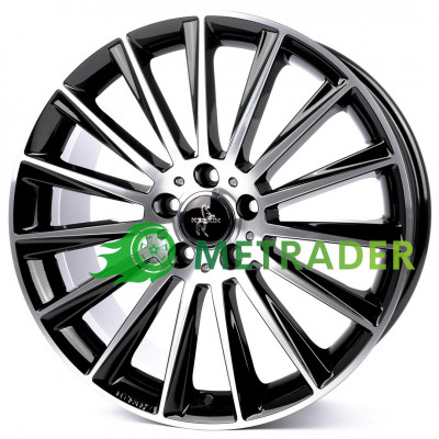 Keskin KT18 R19 W8.5 PCD5x112 ET30 DIA72.6 Black Front Polished