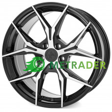 Keskin KT19 Angel R18 W8 PCD5x112 ET45 DIA72.6 Black Front Polished