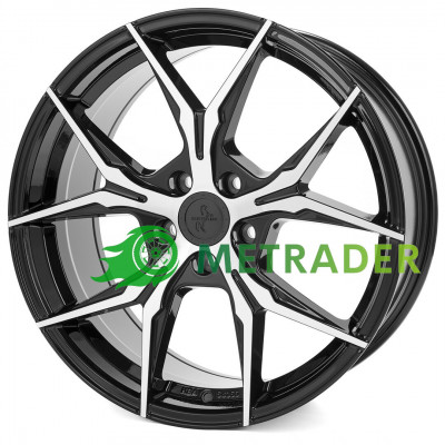 Keskin KT19 Angel R18 W8 PCD5x112 ET45 DIA72.6 Black Front Polished