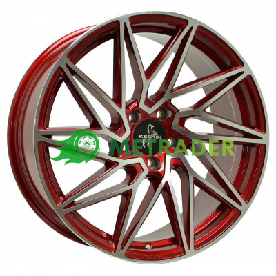 Keskin KT20 Future R19 W8.5 PCD5x112 ET45 DIA72.6 Candy Red Front Polished