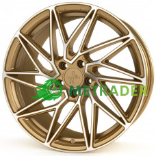 Keskin KT20 Future R19 W8.5 PCD5x112 ET45 DIA72.6 Gold Front Polish