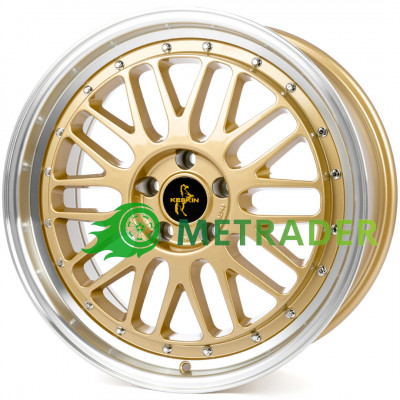 Keskin KT22 R19 W8.5 PCD5x108 ET45 DIA72.6 Gold Lip Polsih