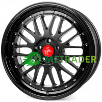 Keskin KT22 Retro R18 W8 PCD5x108 ET45 DIA72.6 Matt Black Painted