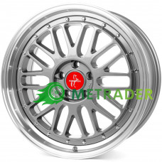 Keskin KT22 R19 W8.5 PCD5x120 ET35 DIA72.6 Titan Grey Lip Polish