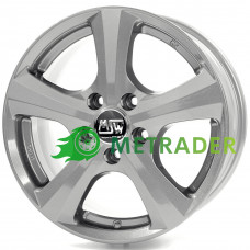 MSW 19 R16 W7 PCD5x114.3 ET45 DIA73.1 Grey Silver