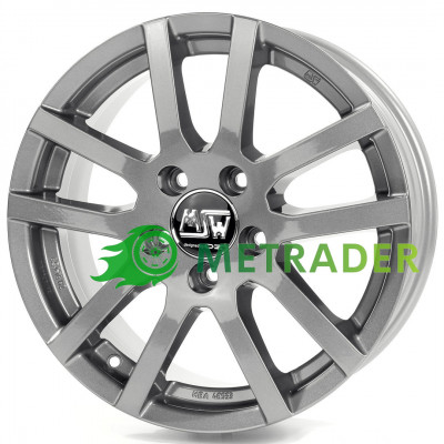 MSW 22 R15 W6 PCD4x100 ET35 DIA63.3 Grey Silver