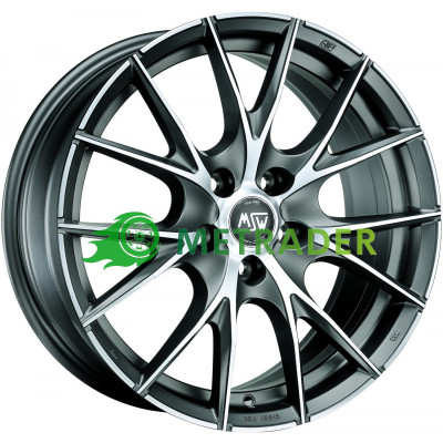 MSW 25 R16 W7 PCD4x108 ET42 DIA63.4 Matt Titanium Full Polished