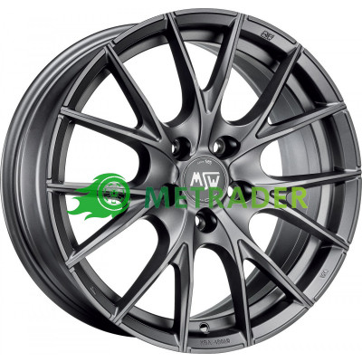 MSW 25 R17 W8 PCD5x120 ET45 DIA72.6 Matt Titanium Tech