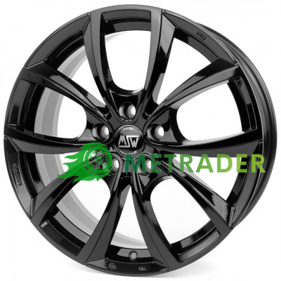 MSW 27 R17 W7.5 PCD5x100 ET35 DIA63.3 Gloss Black