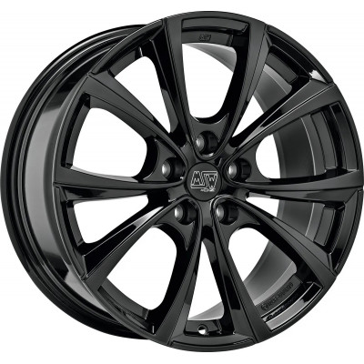 MSW 27T R18 W8.5 PCD5x114.3 ET40 DIA64.1 Gloss Black