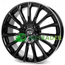 MSW 30 R17 W7.5 PCD5x112 ET48 DIA73.1 Gloss Black Diamond Lip