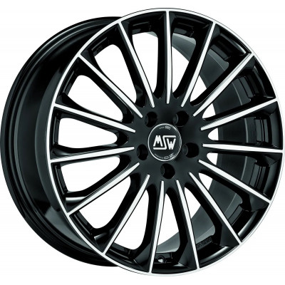 MSW 30 R19 W8.5 PCD5x114.3 ET40 DIA64.1 Gloss Black Full Polished