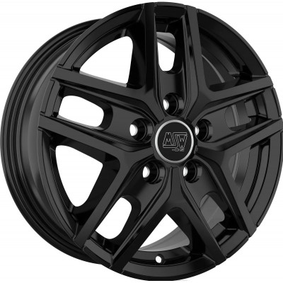 MSW 40 Van R16 W6.5 PCD5x160 ET55 DIA65.1 Gloss Black