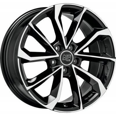 MSW 42 R19 W8 PCD5x112 ET27 DIA73.1 Gloss Black Full Polished