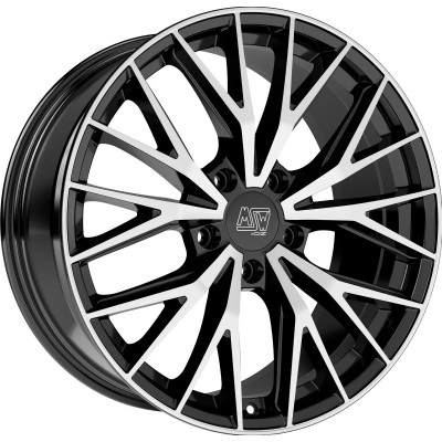 MSW 44 R20 W10 PCD5x112 ET19 DIA73.1 Gloss Black Full Polished