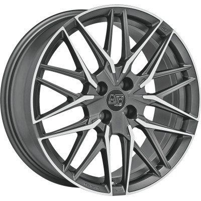 MSW 50 R18 W7.5 PCD4x108 ET32 DIA65.1 Matt GunMetal Full Polished