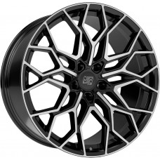 MSW 51 R22 W10.5 PCD5x112 ET45 DIA66.6 Gloss Black Full Polished