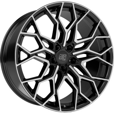 MSW 51 R20 W9 PCD5x112 ET35 DIA66.6 Gloss Black Full Polished