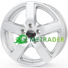 MSW 55 R18 W8.5 PCD5x112 ET48 DIA66.6 Silver