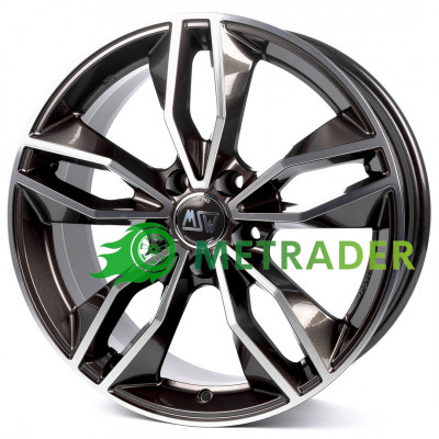 MSW 71 R19 W8 PCD5x114.3 ET45 DIA73.1 Gloss Dark Grey Full Polished
