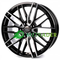 MSW 72 R18 W8 PCD5x108 ET45 DIA73.1 Gloss Black Full Polished