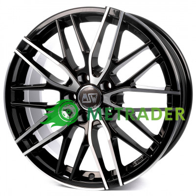 MSW 72 R17 W7 PCD5x114.3 ET40 DIA73.1 Gloss Black Full Polished