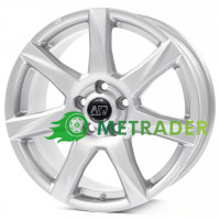 MSW 77 R15 W6 PCD4x100 ET35 DIA63.4 Silver