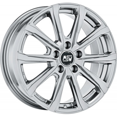 MSW 79 R16 W6.5 PCD5x112 ET46 DIA57.1 Full Silver