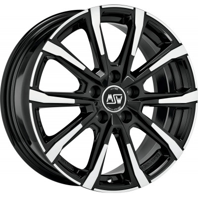 Msw 79 R18 W7.5 PCD5x112 ET44 DIA66.6 Gloss Black Full Polished