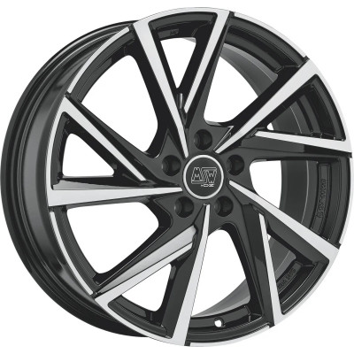 Msw 80 5H R18 W7.5 PCD5x108 ET49 DIA65.1 Gloss Black Full Polished