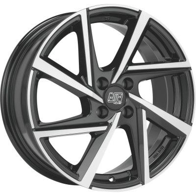 MSW 80 R15 W6 PCD4x108 ET40 DIA63.4 Gloss Black Full Polished