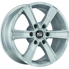 MSW Sahara 6 R17 W8 PCD6x114.3 ET20 DIA66.1 Full Silver