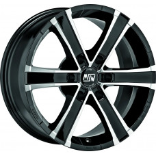 MSW Sahara 6 R17 W8 PCD6x114.3 ET20 DIA66.1 Gloss Black Full Polished