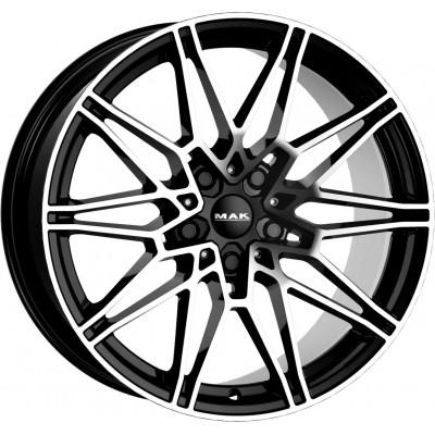 Mak Koenig-D R19 W9.5 PCD5x120 ET39 DIA72.6 Black Mirror