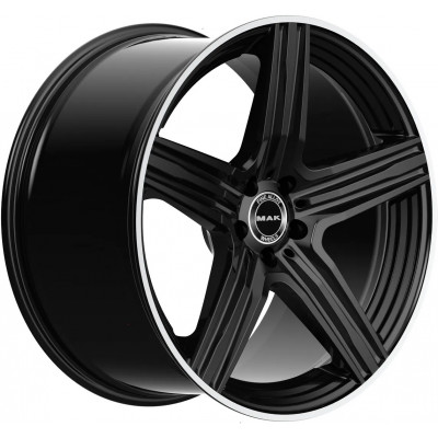 Mak Lewis-D R21 W11 PCD5x112 ET55 DIA66.6 Black Mirror Ring