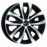 Mak Load 5 R16 W6.5 PCD5x118 ET55 DIA71.1 Ice Black