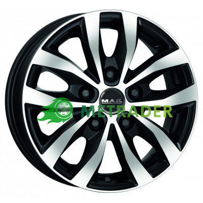 Mak Load 5 R16 W6.5 PCD5x120 ET50 DIA65.1 Ice Black