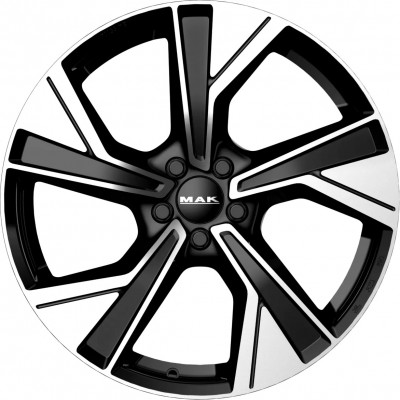 Mak Malmoe R18 W8 PCD5x108 ET42 DIA63.4 Black Mirror