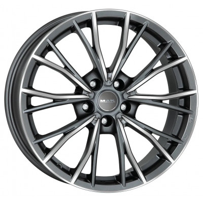 Mak Mark-D R19 W9.5 PCD5x112 ET39 DIA66.6 Gun Metallic Mirror