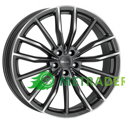 Mak Rapp R21 W9.5 PCD5x112 ET37 DIA66.6 Gun Metal Mirror Face