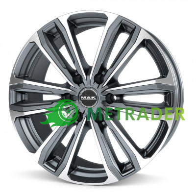 Mak Safari 6 R17 W7.5 PCD6x114.3 ET30 DIA66.1 Gun Metal Mirror