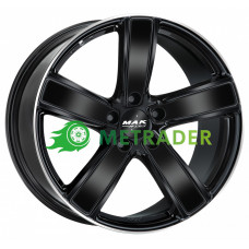 Mak Turismo R20 W9.5 PCD5x130 ET71 DIA71.6 Gloss Black Mirror Ring
