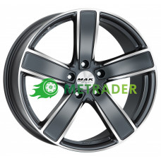 Mak Turismo R21 W9.5 PCD5x130 ET71 DIA71.6 Gun Metal Mirror Face