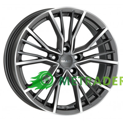 Mak Union R21 W8.5 PCD5x112 ET33 DIA66.6 Gun Metallic Mirror