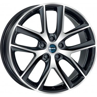 Mak Voltage R18 W8.5 PCD5x114.3 ET38 DIA64.1 Black Mirror Face